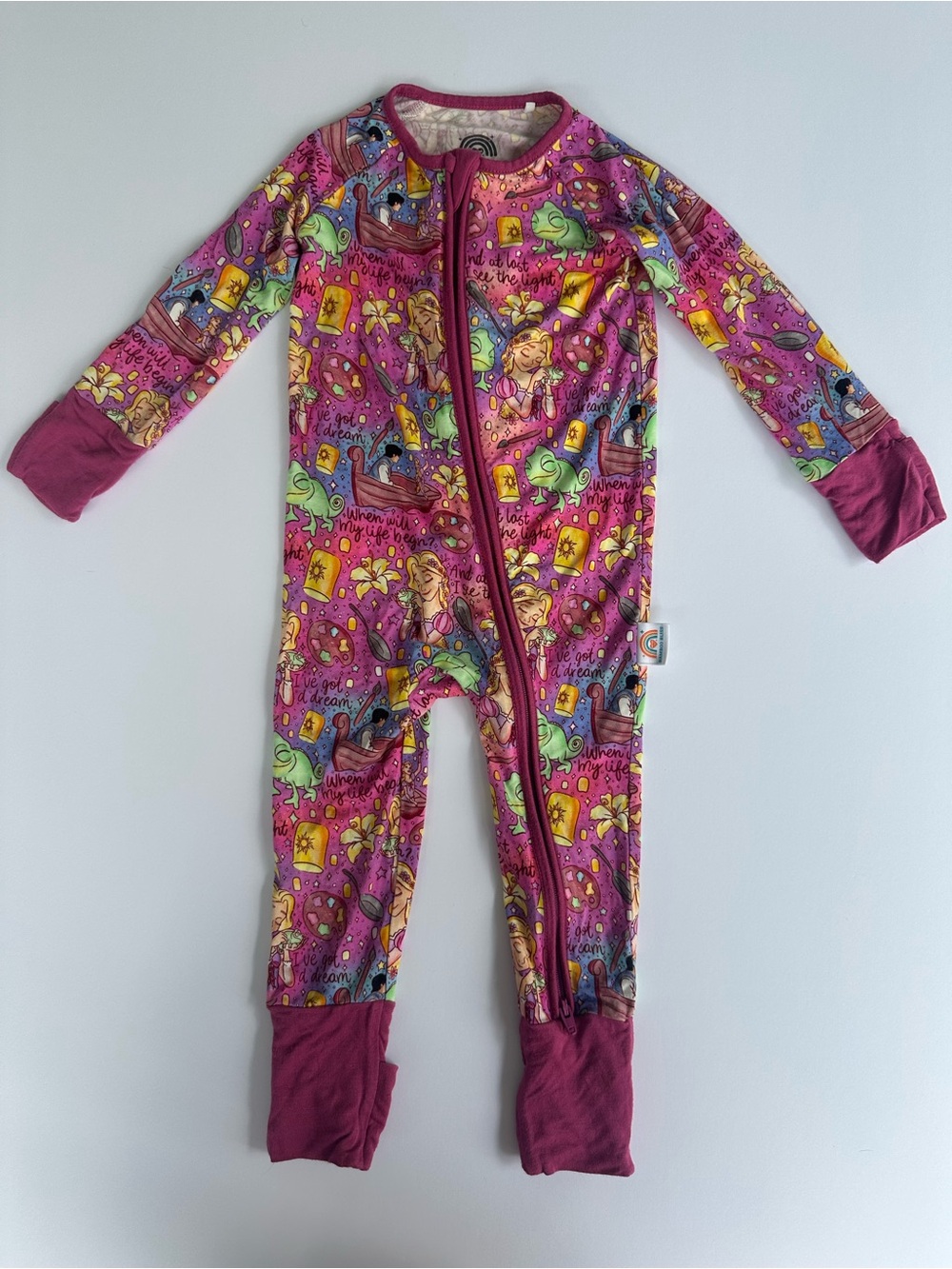 Bamboo Bliss | Disney Tangled Onesie | 6-12 months